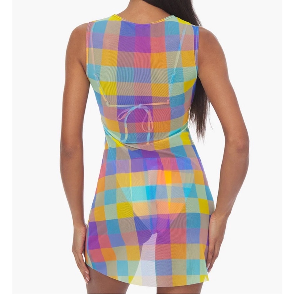 WeWoreWhat Multicolor Checkered Dress - Picture 3 of 8